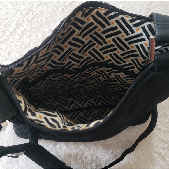 Vera Bradley Black Quilted Crossbody Bag - Picture 3 of 5
